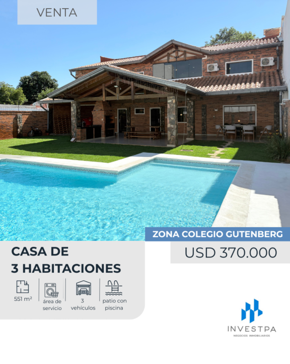 En Venta - Hermosa Casa en Lambaré